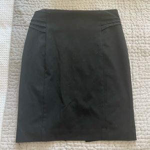 Black Express Pencil Work Skirt